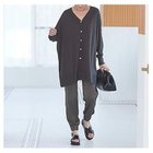 【ドレスハーセルフ/DRESS HERSELF】のカーディガン/シルクコットン 人気、トレンドファッション・服の通販 founy(ファニー) ファッション Fashion レディースファッション Fashion for Women トップス・カットソー Cut & Sew Tops カーディガン・羽織り Layered Style Cardigans カーディガン Cardigan, Knitwear シルク Silk, 100% Silk シンプル Simple, Minimal フレア Flare, Flared エレガント 上品 Elegant 夏 Summer thumbnail チャコールグレー|ID: prp329100004960545 ipo3291000000037218995