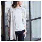 【ドレスハーセルフ/DRESS HERSELF】のカーディガン/シルクコットン 人気、トレンドファッション・服の通販 founy(ファニー) ファッション Fashion レディースファッション Fashion for Women トップス・カットソー Cut & Sew Tops カーディガン・羽織り Layered Style Cardigans カーディガン Cardigan, Knitwear シルク Silk, 100% Silk シンプル Simple, Minimal フレア Flare, Flared エレガント 上品 Elegant 夏 Summer thumbnail グレージュ|ID: prp329100004960545 ipo3291000000037218996