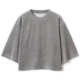 【ザ ニューハウス/THE NEWHOUSE】の【HPS別注】ベロア5分袖Tシャツ 人気、トレンドファッション・服の通販 founy(ファニー) ファッション Fashion レディースファッション Fashion for Women トップス・カットソー Cut & Sew Tops シャツ・ブラウス・オフィスカジュアル Elegant Blouses & Button-Ups ロングTシャツ・Tシャツ Longline T-Shirts & Tees ベロアトップス Velour Tops / Velvet-Look Items スリーブ Sleeve, Long Sleeve / Short Sleeve ハーフ Half, Half-Length バランス Balance, Style Balance パターン Pattern, Design Print ベロア Velour, Soft Velvet ワンポイント One Point, Statement Accent 別注 Limited Edition, Custom Order 洗える Machine Washable |ID:prp329100004960590