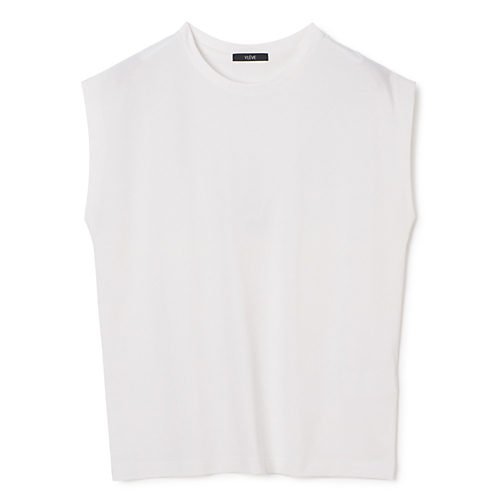 【イレーヴ/YLEVE】のオーガニックコットンバイオノースリーブ インテリア・キッズ・メンズ・レディースファッション・服の通販 founy(ファニー) 　ファッション　Fashion　レディースファッション　Fashion for Women　トップス・カットソー　Cut & Sew Tops　キャミソール&ノースリーブ　Camisoles & Sleeveless Tops　洗える　Machine Washable　ホワイト|ID: prp329100004960604 ipo3291000000037219299