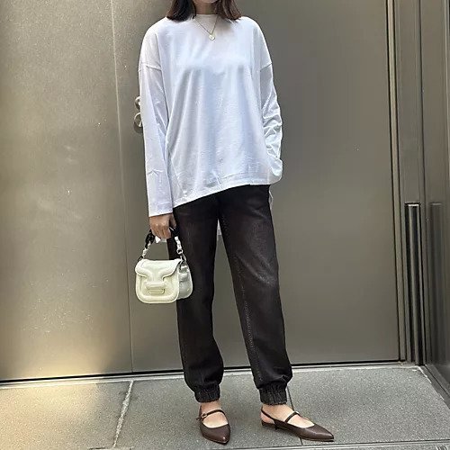 【ル フィル/LE PHIL】のコットンジャージーカットソー 人気、トレンドファッション・服の通販 founy(ファニー) 　ファッション　Fashion　レディースファッション　Fashion for Women　トップス・カットソー　Cut & Sew Tops　カットソー・ベーシックTシャツ　Cut-and-Sewn Tops / Stretch Tees & Basics　ショルダー　Shoulder, Shoulder Strap　ドロップ　Drop Shoulder, Dropped Style　バランス　Balance, Style Balance　フレア　Flare, Flared　洗える　Machine Washable　other-2|ID: prp329100004960618 ipo3291000000037219372