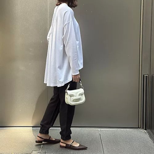 【ル フィル/LE PHIL】のコットンジャージーカットソー 人気、トレンドファッション・服の通販 founy(ファニー) 　ファッション　Fashion　レディースファッション　Fashion for Women　トップス・カットソー　Cut & Sew Tops　カットソー・ベーシックTシャツ　Cut-and-Sewn Tops / Stretch Tees & Basics　ショルダー　Shoulder, Shoulder Strap　ドロップ　Drop Shoulder, Dropped Style　バランス　Balance, Style Balance　フレア　Flare, Flared　洗える　Machine Washable　other-3|ID: prp329100004960618 ipo3291000000037219373