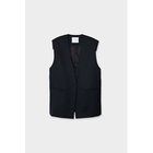【チノ/CINOH】のSUMMER WOOL GILLET 人気、トレンドファッション・服の通販 founy(ファニー) ファッション Fashion レディースファッション Fashion for Women サマー Summer, Summer Style フロント Front, Front Design マニッシュ Mannish, Boyish エレガント 上品 Elegant 夏 Summer thumbnail BLACK|ID: prp329100004960637 ipo3291000000037219454