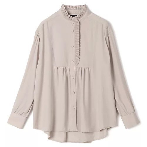 【ペールジュート/Pale Jute】のPleated blouse sophie インテリア・キッズ・メンズ・レディースファッション・服の通販 founy(ファウニー) https://founy.com/ ファッション Fashion レディースファッション Fashion for Women とろみ Fluid, Flowy Fabric カーゴパンツ Cargo Pants, Utility Pants クラシック Classic, Timeless Style サテン Satin, Glossy Fabric ジーンズ Jeans, Denim Pants フォルム Silhouette, Form フリル Frill, Ruffle プリーツ Pleats, Pleated ヴィンテージ Vintage Style 洗える Machine Washable |ID: prp329100004960652 ipo3291000000037219566