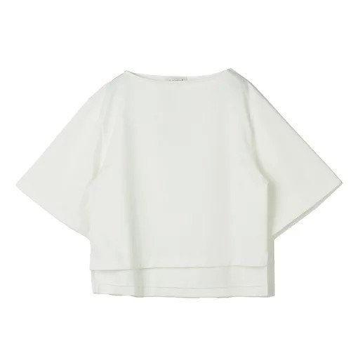 【マッキントッシュ/MACKINTOSH】のボートネックカットソー インテリア・キッズ・メンズ・レディースファッション・服の通販 founy(ファウニー) https://founy.com/ ファッション Fashion レディースファッション Fashion for Women トップス・カットソー Cut & Sew Tops カットソー・ベーシックTシャツ Cut-and-Sewn Tops / Stretch Tees & Basics カットソー Cut and Sewn Top スリット Slit, Slit Detail スリーブ Sleeve, Long Sleeve / Short Sleeve フォルム Silhouette, Form ワイド Wide, Wide Fit 夏 Summer 春 Spring S/S・春夏 SS, Spring/Summer, Warm Season 洗える Machine Washable |ID: prp329100004960653 ipo3291000000037219574