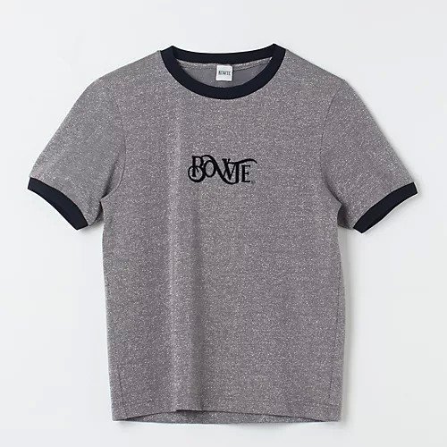 【バウト/BOWTE】のORGANIC COTTON GLITTER RINGER TEE インテリア・キッズ・メンズ・レディースファッション・服の通販 founy(ファウニー) https://founy.com/ ファッション Fashion レディースファッション Fashion for Women スポーティ Sporty, Casual Athletic 洗える Machine Washable |ID: prp329100004960657 ipo3291000000037219599