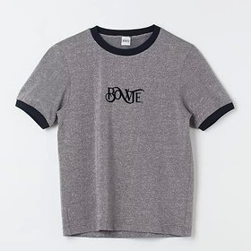 【バウト/BOWTE】 ORGANIC COTTON GLITTER RINGER TEE大人の最旬トレンドファッション＆コーディネート founy(ファウニー) ファッション Fashion レディースファッション Fashion for Women スポーティ Sporty, Casual Athletic 洗える Machine Washable |ID:prp329100004960657