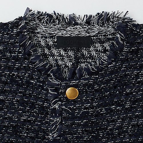 【コーヘン/Coohem】の【HPS別注】BASIC TWEED V/T 人気、トレンドファッション・服の通販 founy(ファニー) 　ファッション　Fashion　レディースファッション　Fashion for Women　カーディガン　Cardigan, Knitwear　ジャケット　Jacket, Outerwear　ツイード　Twill, Twill Weave　今季　This Season, Current Season　別注　Limited Edition, Custom Order　other-3|ID: prp329100004960658 ipo3291000000037219614