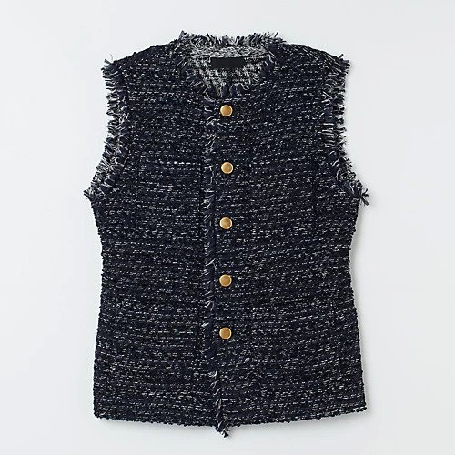 【コーヘン/Coohem】の【HPS別注】BASIC TWEED V/T インテリア・キッズ・メンズ・レディースファッション・服の通販 founy(ファウニー) https://founy.com/ ファッション Fashion レディースファッション Fashion for Women カーディガン Cardigan, Knitwear ジャケット Jacket, Outerwear ツイード Twill, Twill Weave 今季 This Season, Current Season 別注 Limited Edition, Custom Order |ID: prp329100004960658 ipo3291000000037240742