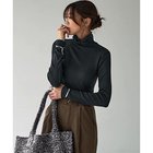 【スタイルデリ/STYLE DELI】のとろみ薄リブルーズタートルトップス チャコール|ID: prp329100004960677 ipo3291000000037219703