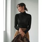 【スタイルデリ/STYLE DELI】のとろみ薄リブルーズタートルトップス ブラック|ID: prp329100004960677 ipo3291000000037219704