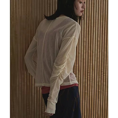 【マージュール/marjour】のMELANGE SHEER TOPS インテリア・キッズ・メンズ・レディースファッション・服の通販 founy(ファウニー) https://founy.com/ ファッション Fashion レディースファッション Fashion for Women トップス・カットソー Cut & Sew Tops おすすめ Recommended / Our Picks インナー Innerwear シアー Sheer, See-Through ストレッチ Stretch, Stretchy Fabric ビスチェ Bustier, Corset Top エレガント 上品 Elegant |ID: prp329100004960679 ipo3291000000037219712