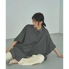 【マージュール/marjour】のSTRIPE OVER SHIRTS BLACK|ID: prp329100004960685 ipo3291000000037247685