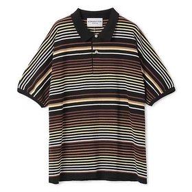 【ノーマリズム テキスタイル/NOMARHYTHM TEXTILE】のGradation Stripe Polo 人気、トレンドファッション・服の通販 founy(ファニー) ファッション Fashion レディースファッション Fashion for Women グラデーション Gradient, Ombre ストライプ Stripe, Striped Pattern |ID:prp329100004960698