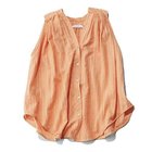 【デボーションツウィンズ/Devotion TWINS】のストライプブラウス 人気、トレンドファッション・服の通販 founy(ファニー) ファッション Fashion レディースファッション Fashion for Women トップス・カットソー Cut & Sew Tops シャツ・ブラウス・オフィスカジュアル Elegant Blouses & Button-Ups エスニック Ethnic Style ギャザー Gathered, Ruffled ストライプ Stripe, Striped Pattern リュクス Luxury, Elegant, High-End, Chic 洗える Machine Washable thumbnail オレンジ|ID: prp329100004960700 ipo3291000000037219818