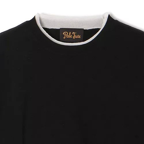 【ペールジュート/Pale Jute】のdots knit half sleeve PO 人気、トレンドファッション・服の通販 founy(ファニー) 　ファッション　Fashion　レディースファッション　Fashion for Women　トップス・カットソー　Cut & Sew Tops　ニット　Knit Tops & Sweaters　デニム　Denim, Jeans Material　ドット　Polka Dot, Dot Pattern　半袖　Short Sleeve, Half Sleeve　洗える　Machine Washable　長袖　Long Sleeve, Full Sleeve　other-3|ID: prp329100004960713 ipo3291000000037219875