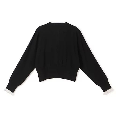 【ペールジュート/Pale Jute】のdots knit short CD 人気、トレンドファッション・服の通販 founy(ファニー) 　ファッション　Fashion　レディースファッション　Fashion for Women　トップス・カットソー　Cut & Sew Tops　ニット　Knit Tops & Sweaters　おすすめ　Recommended / Our Picks　カーディガン　Cardigan, Knitwear　ショート　Short, Short Length　ドット　Polka Dot, Dot Pattern　バランス　Balance, Style Balance　洗える　Machine Washable　羽織　Haori, Light Jacket　other-2|ID: prp329100004960715 ipo3291000000037219883