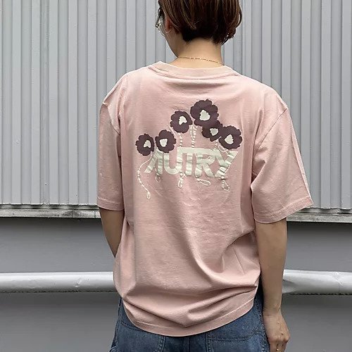 【オートリー/AUTRY】のT-SHIRT MAIN WOM 人気、トレンドファッション・服の通販 founy(ファニー) 　ファッション　Fashion　レディースファッション　Fashion for Women　トップス・カットソー　Cut & Sew Tops　シャツ・ブラウス・オフィスカジュアル　Elegant Blouses & Button-Ups　ロングTシャツ・Tシャツ　Longline T-Shirts & Tees　グラフィック　Graphic, Graphic Design　フラワー　Flower, Floral　モチーフ　Motif, Design Theme　洗える　Machine Washable　other-2|ID: prp329100004960733 ipo3291000000037219962