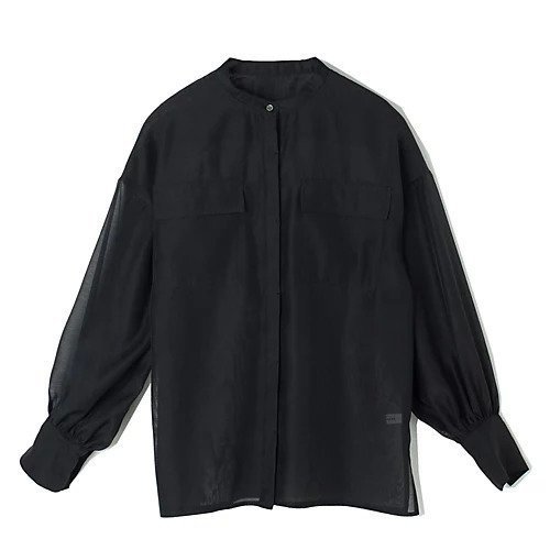 【イーバイエクラ/E by eclat】のハリ感シアーシャツ インテリア・キッズ・メンズ・レディースファッション・服の通販 founy(ファウニー) https://founy.com/ ファッション Fashion レディースファッション Fashion for Women トップス・カットソー Cut & Sew Tops シャツ・ブラウス・オフィスカジュアル Elegant Blouses & Button-Ups おすすめ Recommended / Our Picks エレガント 上品 Elegant オケージョン Occasion Wear ギャザー Gathered, Ruffled フラップ Flap, Flap Pocket ポケット Pocket, Pocket Detail 洗える Machine Washable |ID: prp329100004960734 ipo3291000000037219964