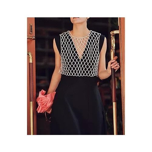 【チカ キサダ/CHIKA KISADA】の【SPURSHOP別注】パールビーズベスト 人気、トレンドファッション・服の通販 founy(ファニー) 　ファッション　Fashion　レディースファッション　Fashion for Women　アウター　Coat / Outerwear Collection　トップス・カットソー　Cut & Sew Tops　ベスト&ジレ / 重ね着スタイル　Vests & Gilets　アクセサリー　Fashion Accessories　エレガント 上品　Elegant　オケージョン　Occasion Wear　センター　Center, Center Line　ドレス　Dress, One-Piece　人気　Popular, Best Seller　バレエ　Ballet, Ballet Style　パール　Pearl, Pearl Accent　ベスト　Vest, Waistcoat　別注　Limited Edition, Custom Order　ロマンティック　Romantic, Feminine Style　other-3|ID: prp329100004960752 ipo3291000000037220088