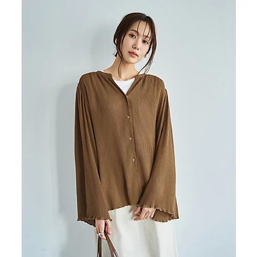 【スタイルデリ/STYLE DELI】のシャーリングシフォン楊柳風ブラウス インテリア・キッズ・メンズ・レディースファッション・服の通販 founy(ファウニー) https://founy.com/ ファッション Fashion レディースファッション Fashion for Women トップス・カットソー Cut & Sew Tops シャツ・ブラウス・オフィスカジュアル Elegant Blouses & Button-Ups イエロー Yellow インナー Innerwear ギャザー Gathered, Ruffled シアー Sheer, See-Through シフォン Chiffon, Lightweight Fabric シャーリング Shirring, Ruched スリーブ Sleeve, Long Sleeve / Short Sleeve タンク Tank Top, Sleeveless Top タートル Turtleneck, Turtle Collar ドレープ Drape, Draping Fabric 定番 Standard, Basic Item 人気 Popular, Best Seller バランス Balance, Style Balance フロント Front, Front Design ポケット Pocket, Pocket Detail 夏 Summer ビジネス 仕事 通勤 Business / Work / Commuting |ID: prp329100004960753 ipo3291000000037220089