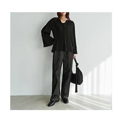 【スタイルデリ/STYLE DELI】のシャーリングシフォン楊柳風ブラウス 人気、トレンドファッション・服の通販 founy(ファニー) 　ファッション　Fashion　レディースファッション　Fashion for Women　トップス・カットソー　Cut & Sew Tops　シャツ・ブラウス・オフィスカジュアル　Elegant Blouses & Button-Ups　イエロー　Yellow　インナー　Innerwear　ギャザー　Gathered, Ruffled　シアー　Sheer, See-Through　シフォン　Chiffon, Lightweight Fabric　シャーリング　Shirring, Ruched　スリーブ　Sleeve, Long Sleeve / Short Sleeve　タンク　Tank Top, Sleeveless Top　タートル　Turtleneck, Turtle Collar　ドレープ　Drape, Draping Fabric　定番　Standard, Basic Item　人気　Popular, Best Seller　バランス　Balance, Style Balance　フロント　Front, Front Design　ポケット　Pocket, Pocket Detail　夏　Summer　ビジネス 仕事 通勤　Business / Work / Commuting　other-2|ID: prp329100004960753 ipo3291000000037220093