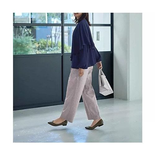 【スタイルデリ/STYLE DELI】の【LUXE】縦シボ片側ケープブラウス 人気、トレンドファッション・服の通販 founy(ファニー) 　ファッション　Fashion　レディースファッション　Fashion for Women　トップス・カットソー　Cut & Sew Tops　シャツ・ブラウス・オフィスカジュアル　Elegant Blouses & Button-Ups　春　Spring　ジャケット　Jacket, Outerwear　ジョーゼット　Georgette, Semi-Sheer Fabric　チュニック　Tunic, Long Top　ドレープ　Drape, Draping Fabric　ポケット　Pocket, Pocket Detail　A/W・秋冬　Autumn/Winter　other-3|ID: prp329100004960754 ipo3291000000037220100