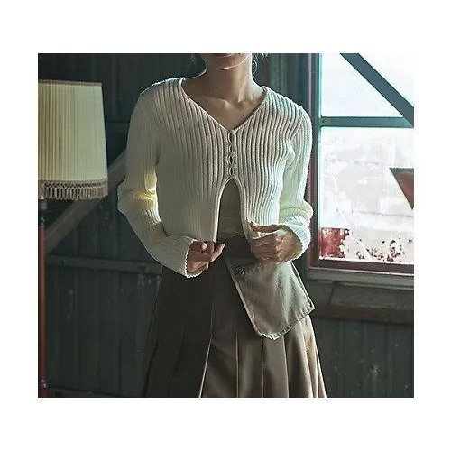 【マージュール/marjour】のRIB KNIT SHORT CARDIGAN 人気、トレンドファッション・服の通販 founy(ファニー) 　ファッション　Fashion　レディースファッション　Fashion for Women　トップス・カットソー　Cut & Sew Tops　ニット　Knit Tops & Sweaters　カーディガン・羽織り　Layered Style Cardigans　おすすめ　Recommended / Our Picks　とろみ　Fluid, Flowy Fabric　ジャケット　Jacket, Outerwear　ストレッチ　Stretch, Stretchy Fabric　ボトム　Bottoms, Lower Wear　リブニット　Rib Knit, Ribbed Knit　ワイド　Wide, Wide Fit　冬　Winter / This Winter　春　Spring　 other-1|ID: prp329100004960759 ipo3291000000037220120