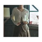 【マージュール/marjour】のRIB KNIT SHORT CARDIGAN OFFWHITE|ID: prp329100004960759 ipo3291000000037240934