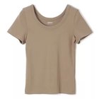 【マルティニーク/martinique】の《定番》フライスTシャツ カーキ|ID: prp329100004960763 ipo3291000000037240961
