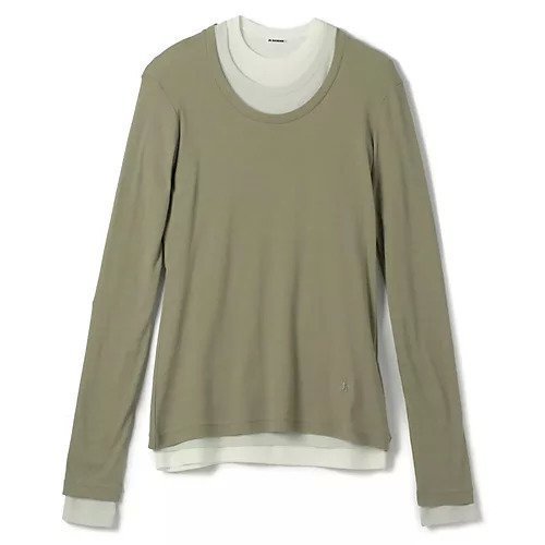 【ジル サンダー/JIL SANDER】のKIT T-SHIRT LS インテリア・キッズ・メンズ・レディースファッション・服の通販 founy(ファウニー) https://founy.com/ ファッション Fashion レディースファッション Fashion for Women トップス・カットソー Cut & Sew Tops シャツ・ブラウス・オフィスカジュアル Elegant Blouses & Button-Ups ロングTシャツ・Tシャツ Longline T-Shirts & Tees 2025年 2025 2025春夏・S/S Spring/Summer 2025 SS25 トレンド Trend, Trending Now モダン Modern, Contemporary 定番 Standard, Basic Item |ID: prp329100004960769 ipo3291000000037241014