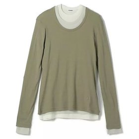 【ジル サンダー/JIL SANDER】 KIT T-SHIRT LS大人の最旬トレンドファッション＆コーディネート founy(ファウニー) ファッション Fashion レディースファッション Fashion for Women トップス・カットソー Cut & Sew Tops シャツ・ブラウス・オフィスカジュアル Elegant Blouses & Button-Ups ロングTシャツ・Tシャツ Longline T-Shirts & Tees 2025年 2025 2025春夏・S/S Spring/Summer 2025 SS25 トレンド Trend, Trending Now モダン Modern, Contemporary 定番 Standard, Basic Item |ID:prp329100004960769