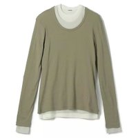 【ジル サンダー/JIL SANDER】のKIT T-SHIRT LS 大人の最旬トレンドファッション＆コーディネート founy(ファウニー) ファッション Fashion レディースファッション Fashion for Women トップス・カットソー Cut & Sew Tops シャツ・ブラウス・オフィスカジュアル Elegant Blouses & Button-Ups ロングTシャツ・Tシャツ Longline T-Shirts & Tees 2025年 2025 2025春夏・S/S Spring/Summer 2025 SS25 トレンド Trend, Trending Now モダン Modern, Contemporary 定番 Standard, Basic Item |ID:prp329100004960769