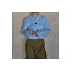 【マージュール/marjour】のBUTTON SHAGGY CARDIGAN 人気、トレンドファッション・服の通販 founy(ファニー) ファッション Fashion レディースファッション Fashion for Women トップス・カットソー Cut & Sew Tops カーディガン・羽織り Layered Style Cardigans おすすめ Recommended / Our Picks カーディガン Cardigan, Knitwear キャミソール Camisole, Spaghetti Strap Top ストレッチ Stretch, Stretchy Fabric 冬 Winter / This Winter thumbnail BLUE|ID: prp329100004960773 ipo3291000000037220176