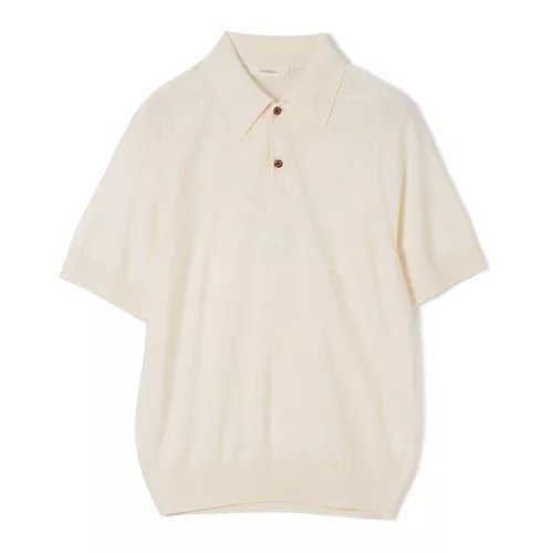 【ウメダ/UMEDA】のリネンウールニットポロ インテリア・キッズ・メンズ・レディースファッション・服の通販 founy(ファニー) 　ファッション　Fashion　レディースファッション　Fashion for Women　トップス・カットソー　Cut & Sew Tops　ニット　Knit Tops & Sweaters　ウォーム　Warm Fabric　スキッパー　Skipper, Open Collar　モダン　Modern, Contemporary　リネン　Linen, Linen Fabric　洗える　Machine Washable　オフホワイト|ID: prp329100004960793 ipo3291000000037220276