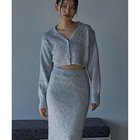 【マージュール/marjour】のLAME KNIT CARDIGAN SILVER|ID: prp329100004960794 ipo3291000000037241116