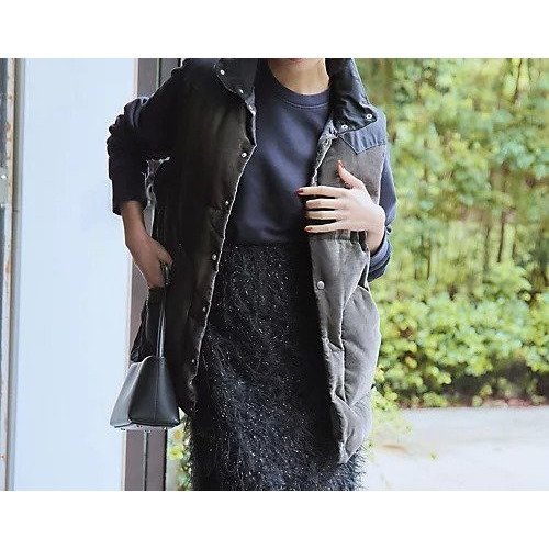 【マディソンブルー/MADISONBLUE】のダウンベスト 人気、トレンドファッション・服の通販 founy(ファニー) 　ファッション　Fashion　レディースファッション　Fashion for Women　アウター　Coat / Outerwear Collection　トップス・カットソー　Cut & Sew Tops　ベスト&ジレ / 重ね着スタイル　Vests & Gilets　ダウン　Down, Puffer　テクスチャー　Texture, Textured Fabric　フォーマル　Formal, Dressy　ベスト　Vest, Waistcoat　ベルベット　Velvet, Velvety　エレガント 上品　Elegant　人気　Popular, Best Seller　other-2|ID: prp329100004960836 ipo3291000000037220483