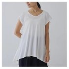 【ドレスハーセルフ/DRESS HERSELF】のカットソー/シルクモダール フレア【セットアップ可】 人気、トレンドファッション・服の通販 founy(ファニー) ファッション Fashion レディースファッション Fashion for Women トップス・カットソー Cut & Sew Tops カットソー・ベーシックTシャツ Cut-and-Sewn Tops / Stretch Tees & Basics カットソー Cut and Sewn Top セットアップ Set-Up, Coordinated Outfit ドレープ Drape, Draping Fabric フレア Flare, Flared リュクス Luxury, Elegant, High-End, Chic 夏 Summer thumbnail オフ白|ID: prp329100004960872 ipo3291000000037220646