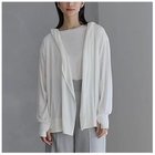 【ドレスハーセルフ/DRESS HERSELF】のカットソー/シルクモダール パーカー【セットアップ可】 人気、トレンドファッション・服の通販 founy(ファニー) ファッション Fashion レディースファッション Fashion for Women トップス・カットソー Cut & Sew Tops レディースパーカー・カジュアルフーディー Casual Hoodies & Sweatshirts カットソー・ベーシックTシャツ Cut-and-Sewn Tops / Stretch Tees & Basics カットソー Cut and Sewn Top ショール Shawl, Wrap セットアップ Set-Up, Coordinated Outfit パーカー Hoodie, Parka 夏 Summer 旅行 Travel 春 Spring S/S・春夏 SS, Spring/Summer, Warm Season thumbnail オフ白|ID: prp329100004960874 ipo3291000000037220655