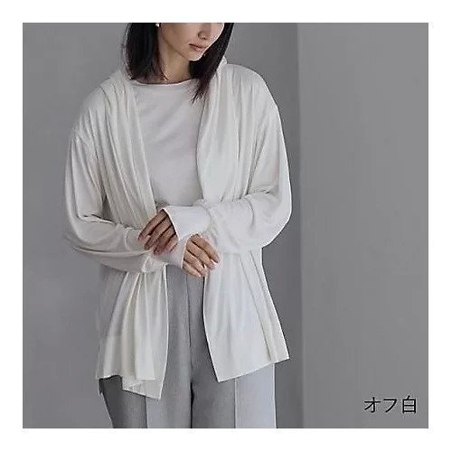 【ドレスハーセルフ/DRESS HERSELF】のカットソー/シルクモダール パーカー【セットアップ可】 人気、トレンドファッション・服の通販 founy(ファニー) 　ファッション　Fashion　レディースファッション　Fashion for Women　トップス・カットソー　Cut & Sew Tops　レディースパーカー・カジュアルフーディー　Casual Hoodies & Sweatshirts　カットソー・ベーシックTシャツ　Cut-and-Sewn Tops / Stretch Tees & Basics　カットソー　Cut and Sewn Top　ショール　Shawl, Wrap　セットアップ　Set-Up, Coordinated Outfit　パーカー　Hoodie, Parka　夏　Summer　旅行　Travel　春　Spring　S/S・春夏　SS, Spring/Summer, Warm Season　other-2|ID: prp329100004960874 ipo3291000000037220658