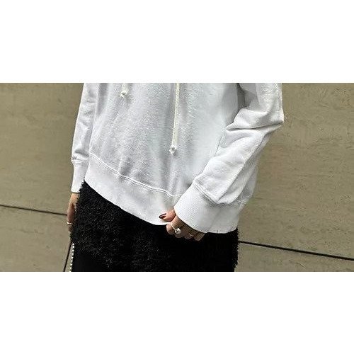 【マディソンブルー/MADISONBLUE】のHELLO HOODIE 人気、トレンドファッション・服の通販 founy(ファニー) 　ファッション　Fashion　レディースファッション　Fashion for Women　インナー　Innerwear　スウェット / スエット　Sweatshirt, Sweatwear　パール　Pearl, Pearl Accent　リメイク　Remake, Reconstructed　other-3|ID: prp329100004960882 ipo3291000000037220707