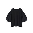 【スタイルデリ/STYLE DELI】の【BLK001】袖ボリュームカットソー 人気、トレンドファッション・服の通販 founy(ファニー) ファッション Fashion レディースファッション Fashion for Women トップス・カットソー Cut & Sew Tops カットソー・ベーシックTシャツ Cut-and-Sewn Tops / Stretch Tees & Basics シンプル Simple, Minimal 定番 Standard, Basic Item バルーン Balloon, Balloon Silhouette ベーシック Basic, Essential ボックス Boxy, Box Shape おすすめ Recommended / Our Picks ビジネス 仕事 通勤 Business / Work / Commuting thumbnail ブラック|ID: prp329100004960893 ipo3291000000037220760