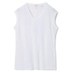 【ブラミンク/BLAMINK】のコットンロゴノースリーブ 人気、トレンドファッション・服の通販 founy(ファニー) ファッション Fashion レディースファッション Fashion for Women トップス・カットソー Cut & Sew Tops キャミソール&ノースリーブ Camisoles & Sleeveless Tops 2025年 2025 2025-2026秋冬・A/W Autumn/Winter 2025–26 AW25–26 シアー Sheer, See-Through シンプル Simple, Minimal ノースリーブ Sleeveless, No-Sleeve thumbnail WHITE|ID: prp329100004960898 ipo3291000000037220781