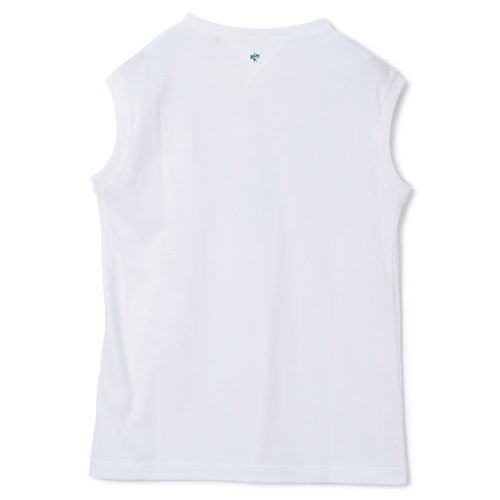 【ブラミンク/BLAMINK】のコットンロゴノースリーブ 人気、トレンドファッション・服の通販 founy(ファニー) 　ファッション　Fashion　レディースファッション　Fashion for Women　トップス・カットソー　Cut & Sew Tops　キャミソール&ノースリーブ　Camisoles & Sleeveless Tops　2025年　2025　2025-2026秋冬・A/W　Autumn/Winter 2025–26 AW25–26　シアー　Sheer, See-Through　シンプル　Simple, Minimal　ノースリーブ　Sleeveless, No-Sleeve　other-2|ID: prp329100004960898 ipo3291000000037220783