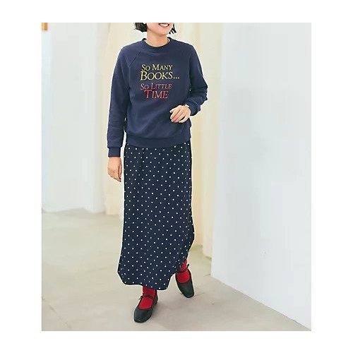 【オブラダ/Oblada】のSO MANY BOOKS SWEAT 人気、トレンドファッション・服の通販 founy(ファニー) 　ファッション　Fashion　レディースファッション　Fashion for Women　トップス・カットソー　Cut & Sew Tops　レディースパーカー・カジュアルフーディー　Casual Hoodies & Sweatshirts　スウェット・クルーネックトップス　Sweatshirts & Crewnecks / Relaxed Fit Sweat Tops　コンパクト　Compact, Small Size　スウェット / スエット　Sweatshirt, Sweatwear　other-2|ID: prp329100004960899 ipo3291000000037220787