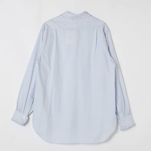 【オブラダ/Oblada】のGLANCE SHIRT 人気、トレンドファッション・服の通販 founy(ファニー) 　ファッション　Fashion　レディースファッション　Fashion for Women　トップス・カットソー　Cut & Sew Tops　シャツ・ブラウス・オフィスカジュアル　Elegant Blouses & Button-Ups　シリコン　Silicone, Silicone Material　スウェット / スエット　Sweatshirt, Sweatwear　フリル　Frill, Ruffle　ブロード　Broadcloth, Fine Cotton　A/W・秋冬　Autumn/Winter　other-2|ID: prp329100004960901 ipo3291000000037220794