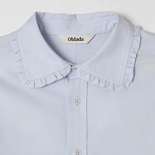 【オブラダ/Oblada】のGLANCE SHIRT 人気、トレンドファッション・服の通販 founy(ファニー) 　ファッション　Fashion　レディースファッション　Fashion for Women　トップス・カットソー　Cut & Sew Tops　シャツ・ブラウス・オフィスカジュアル　Elegant Blouses & Button-Ups　シリコン　Silicone, Silicone Material　スウェット / スエット　Sweatshirt, Sweatwear　フリル　Frill, Ruffle　ブロード　Broadcloth, Fine Cotton　A/W・秋冬　Autumn/Winter　other-3|ID: prp329100004960901 ipo3291000000037220795