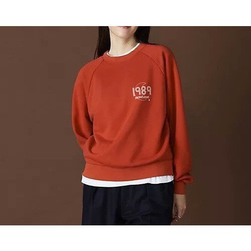 【ガールズデパートメントクラブ/Girls Department Club】の1989 SWEAT インテリア・キッズ・メンズ・レディースファッション・服の通販 founy(ファニー) 　ファッション　Fashion　レディースファッション　Fashion for Women　トップス・カットソー　Cut & Sew Tops　レディースパーカー・カジュアルフーディー　Casual Hoodies & Sweatshirts　スウェット・クルーネックトップス　Sweatshirts & Crewnecks / Relaxed Fit Sweat Tops　グラフィック　Graphic, Graphic Design　プリント　Print, Printed Pattern　ベーシック　Basic, Essential　定番　Standard, Basic Item　ORANGE|ID: prp329100004960918 ipo3291000000037220885