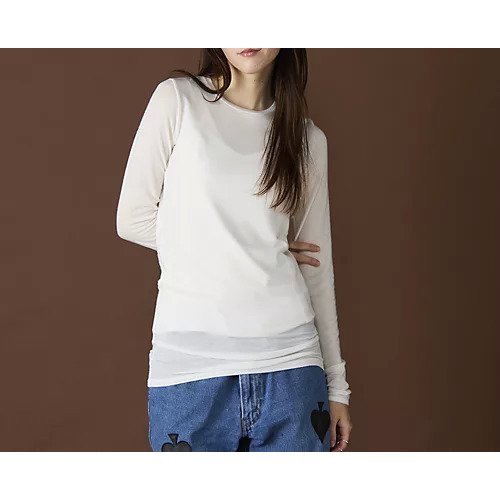 【タンクトウキョウ/Tanc TOKYO】のFEELS GOOD LS インテリア・キッズ・メンズ・レディースファッション・服の通販 founy(ファニー) 　ファッション　Fashion　レディースファッション　Fashion for Women　インナー　Innerwear　シンプル　Simple, Minimal　ストレッチ　Stretch, Stretchy Fabric　スリーブ　Sleeve, Long Sleeve / Short Sleeve　ベーシック　Basic, Essential　ロング　Long, Long-Length　WHITE|ID: prp329100004960926 ipo3291000000037220934