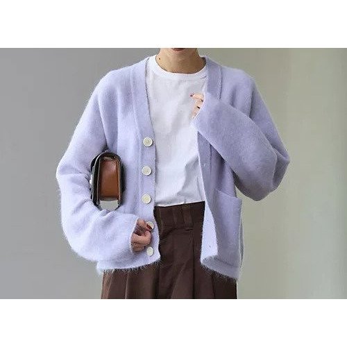 【アンフィル/unfil】のstretch superkid mohair C/D 人気、トレンドファッション・服の通販 founy(ファニー) 　ファッション　Fashion　レディースファッション　Fashion for Women　イタリア　Italy　カーディガン　Cardigan, Knitwear　ストレッチ　Stretch, Stretchy Fabric　ベーシック　Basic, Essential　ホールガーメント　WholeGarment, Seamless Knit　other-2|ID: prp329100004960936 ipo3291000000037220989
